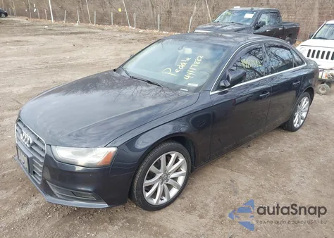 2013 Audi A4 2.0T Premium from USA, damaged, VIN WAUFFAFL0DA052290